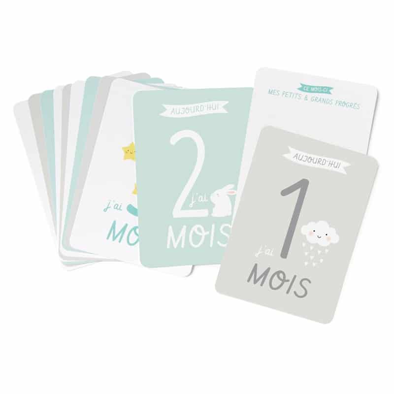 ZÜ - Cartes étapes bébé premiers mois - Lovely Choses