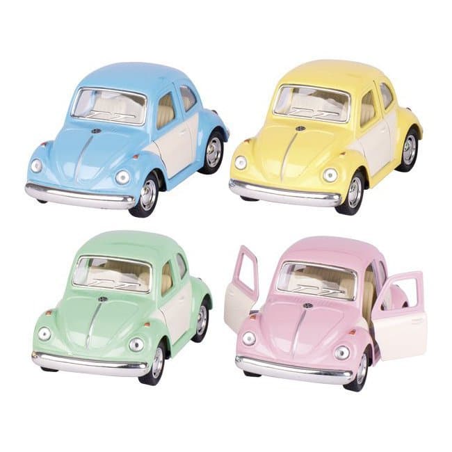 Mini voiture coccinelle pastel Goki imitation Volkswagen
