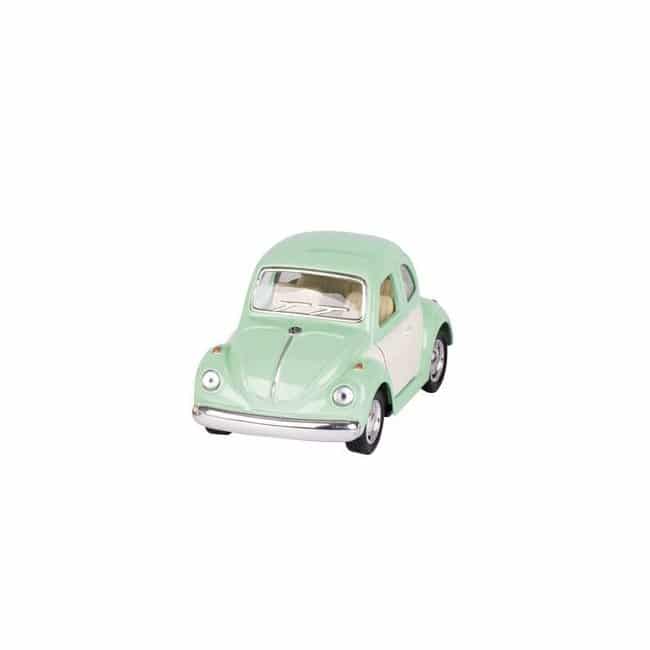 Mini voiture coccinelle verte pastel Goki imitation Volkswagen
