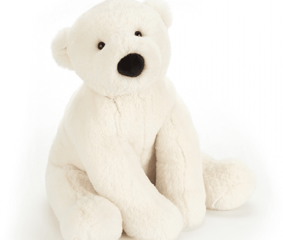 peluche ours blanc