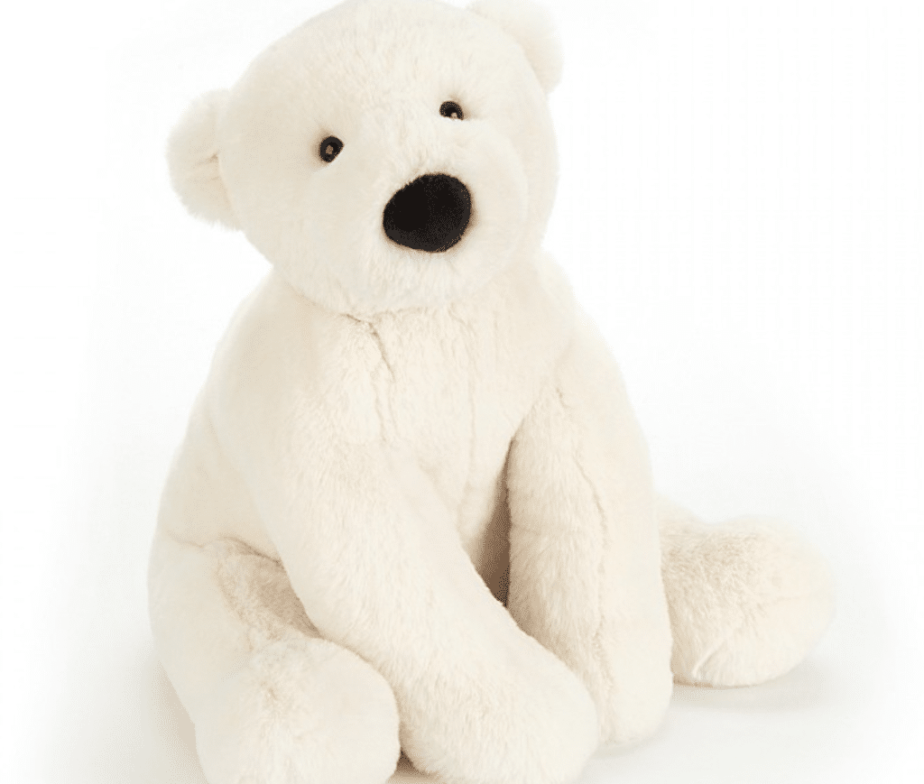 ours blanc en peluche