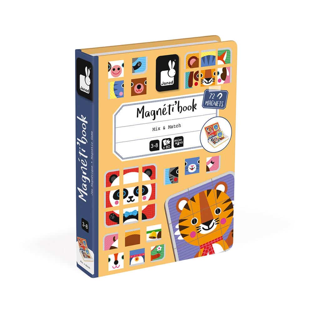 Magnéti'Book mix and match animaux - JANOD - Lovely Choses